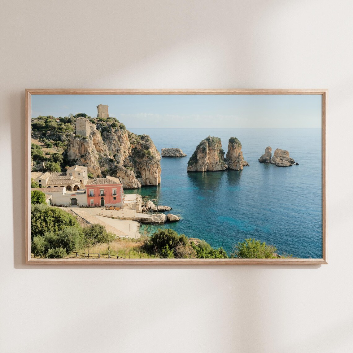 Tonnara Di Scopello Sicily Travel Art Print - Image 3