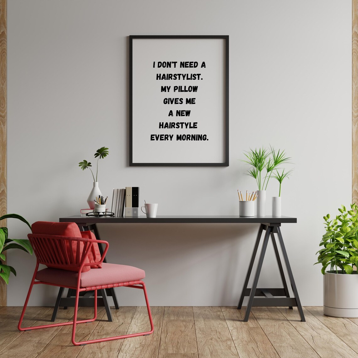 Funny Bedroom Office Decor, Inspiring Quote Print - Image 3