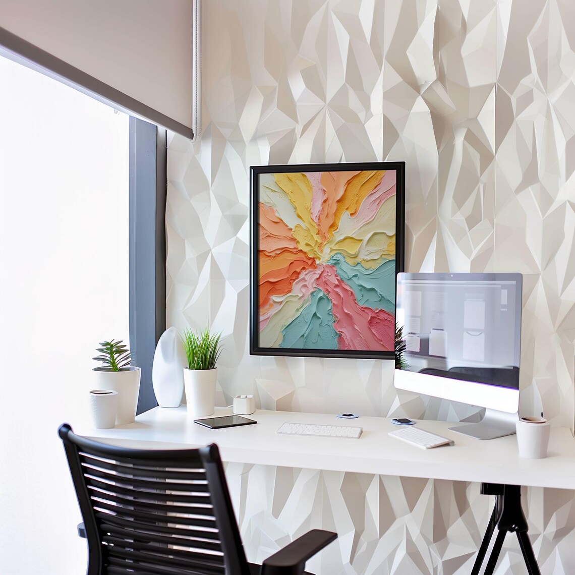 Vibrant Abstract Art Print, Contemporary Home Decor - Image 2