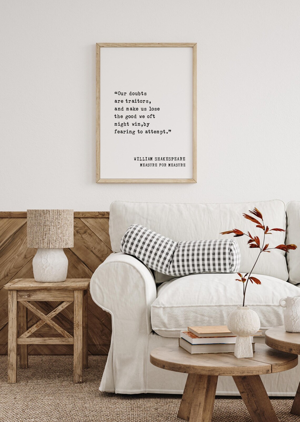 Measure For Measure Shakespeare Quote Art Print - Image 2