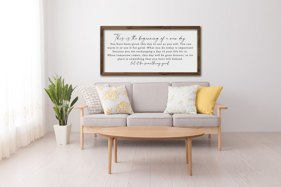 This Is the Beginning of a New Day Motivational Print - Image 2