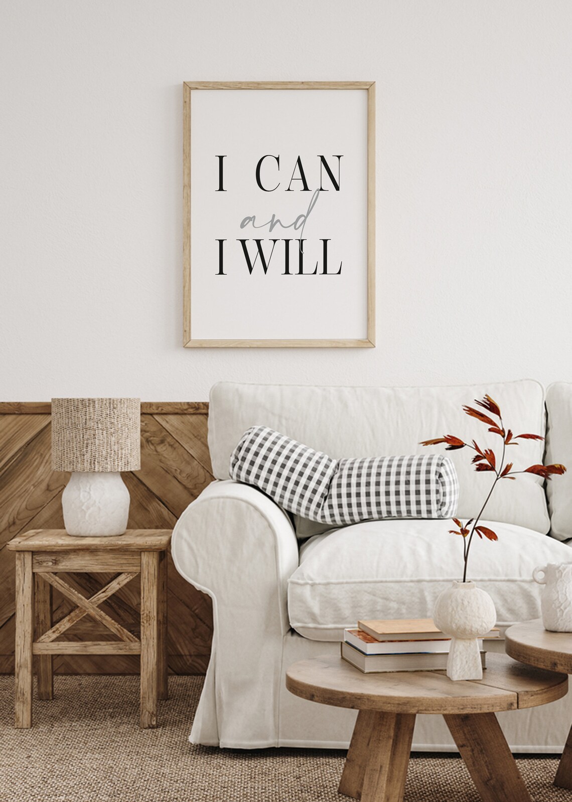 I Can And I Will Sign, Modern Farmhouse Decor - Image 3