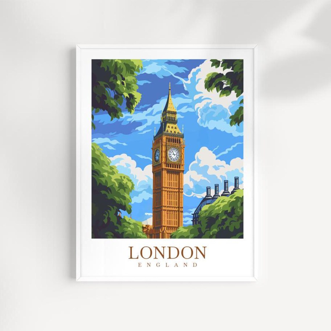 London City Travel Print Wall Art England Wall Hanging Home Dcor London Gift Art Lovers England Art Lover Gift London Traveler Gift