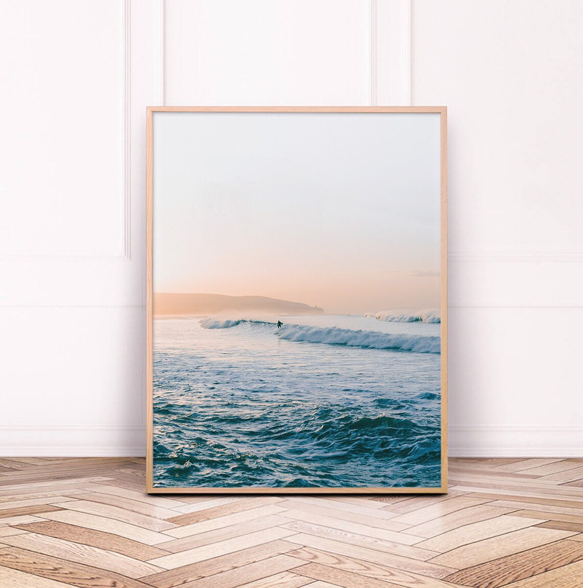 Surfboard Print, California Summer Travel Poster - Image 3