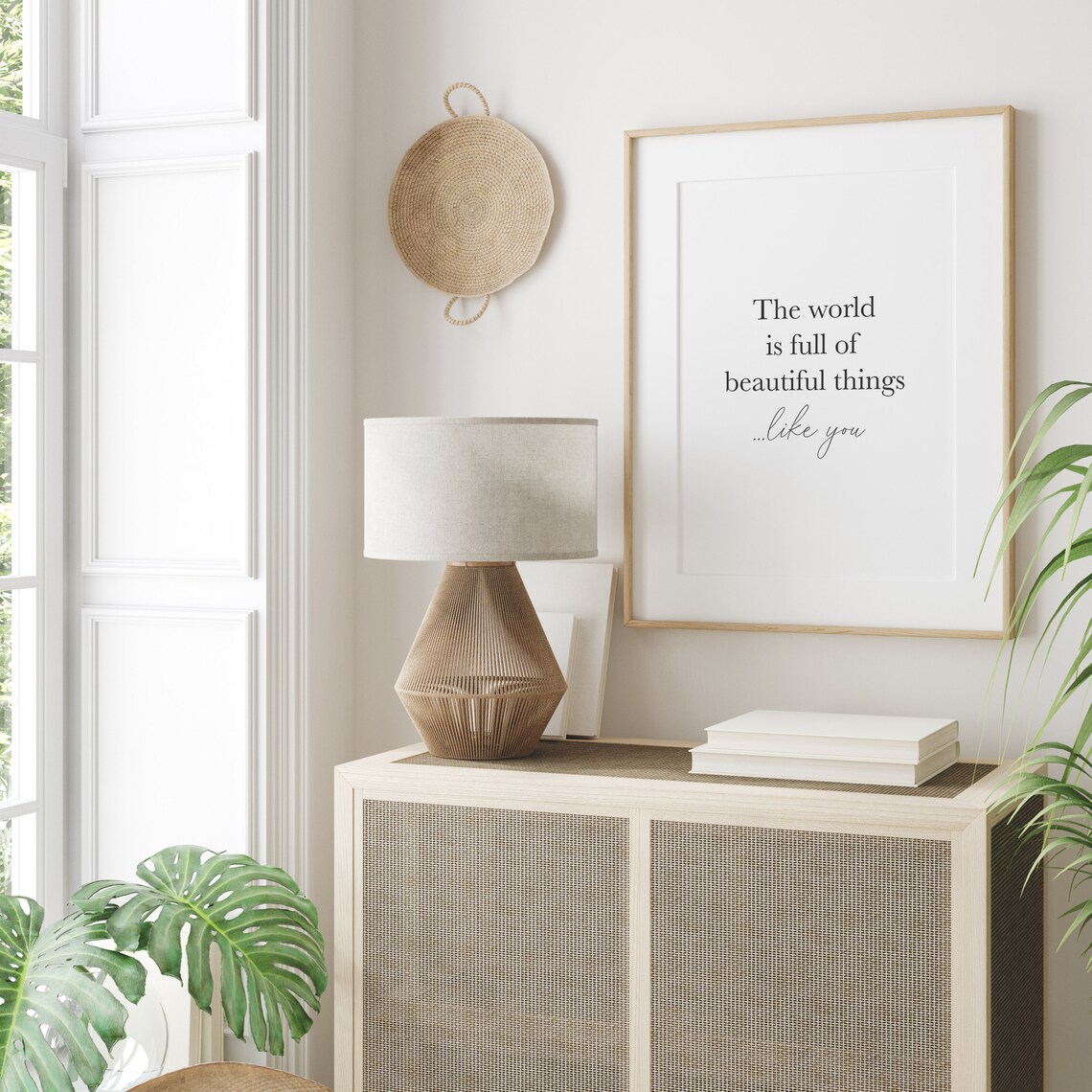 Minimal Abstract Bedroom Wall Decor Art Print - Image 2