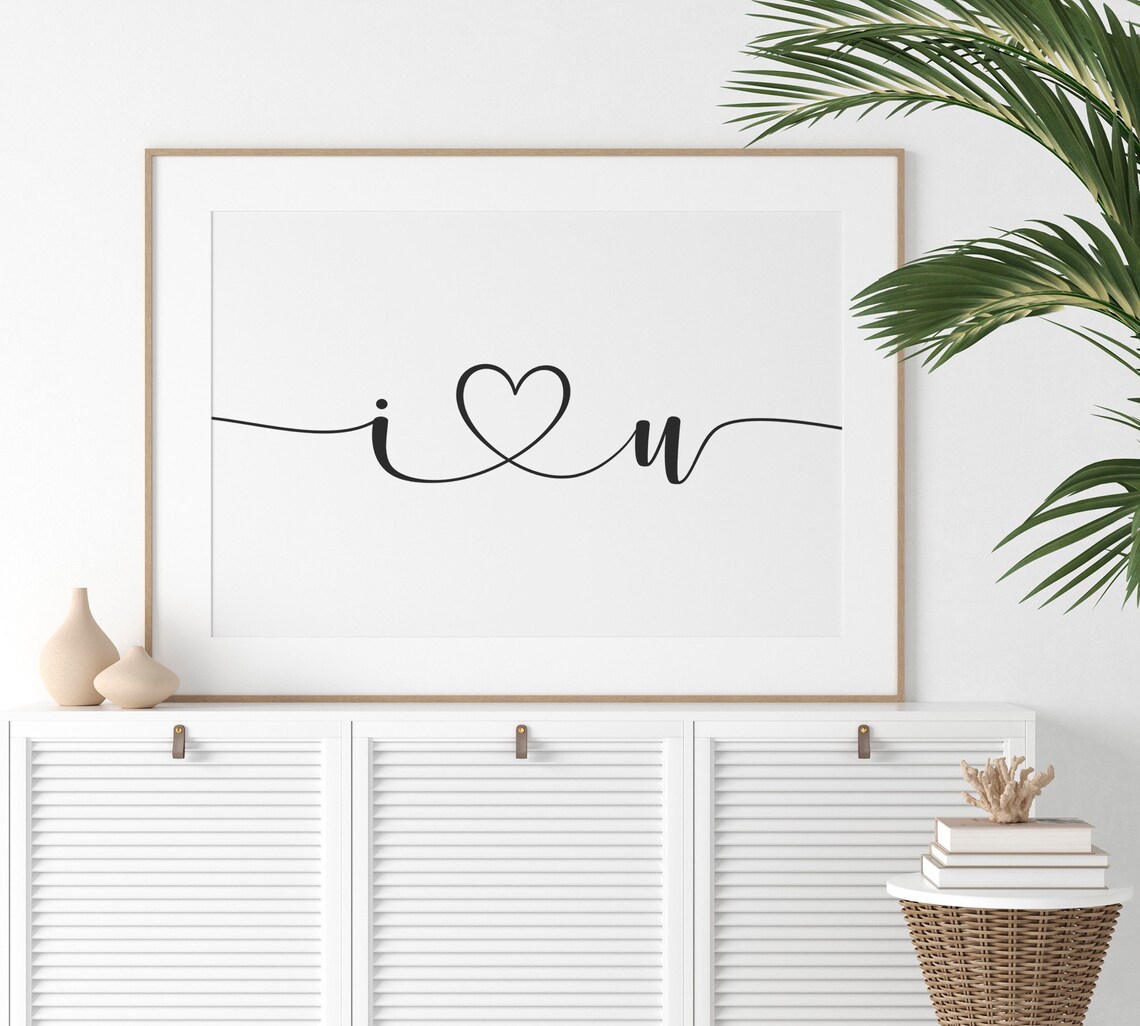 I Love You Bedroom Quote, Couple Valentine Gift - Image 2