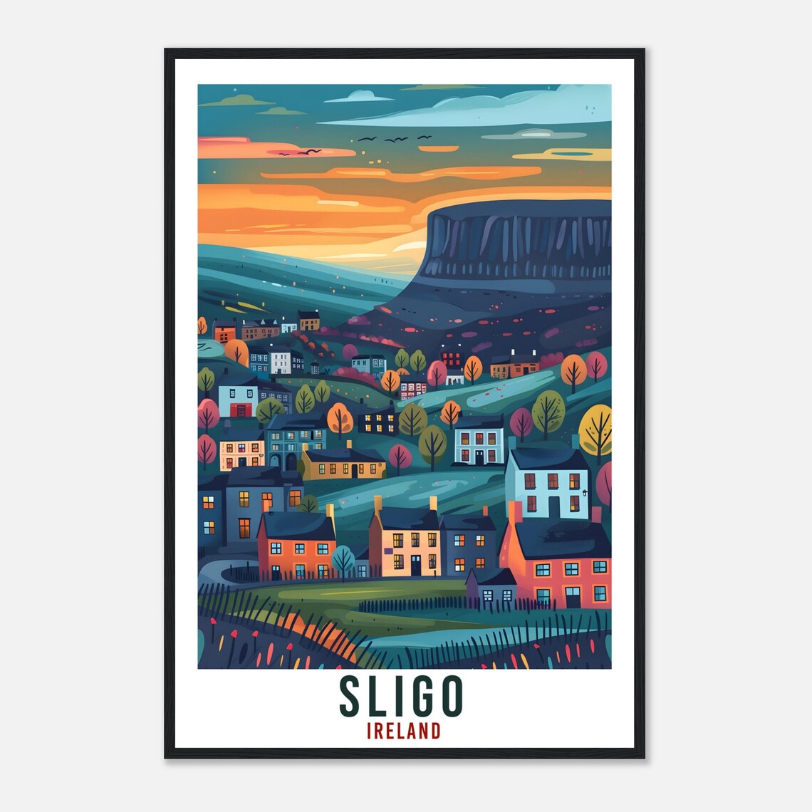 Sligo Travel Poster, Ireland Wall Art Print - Image 4