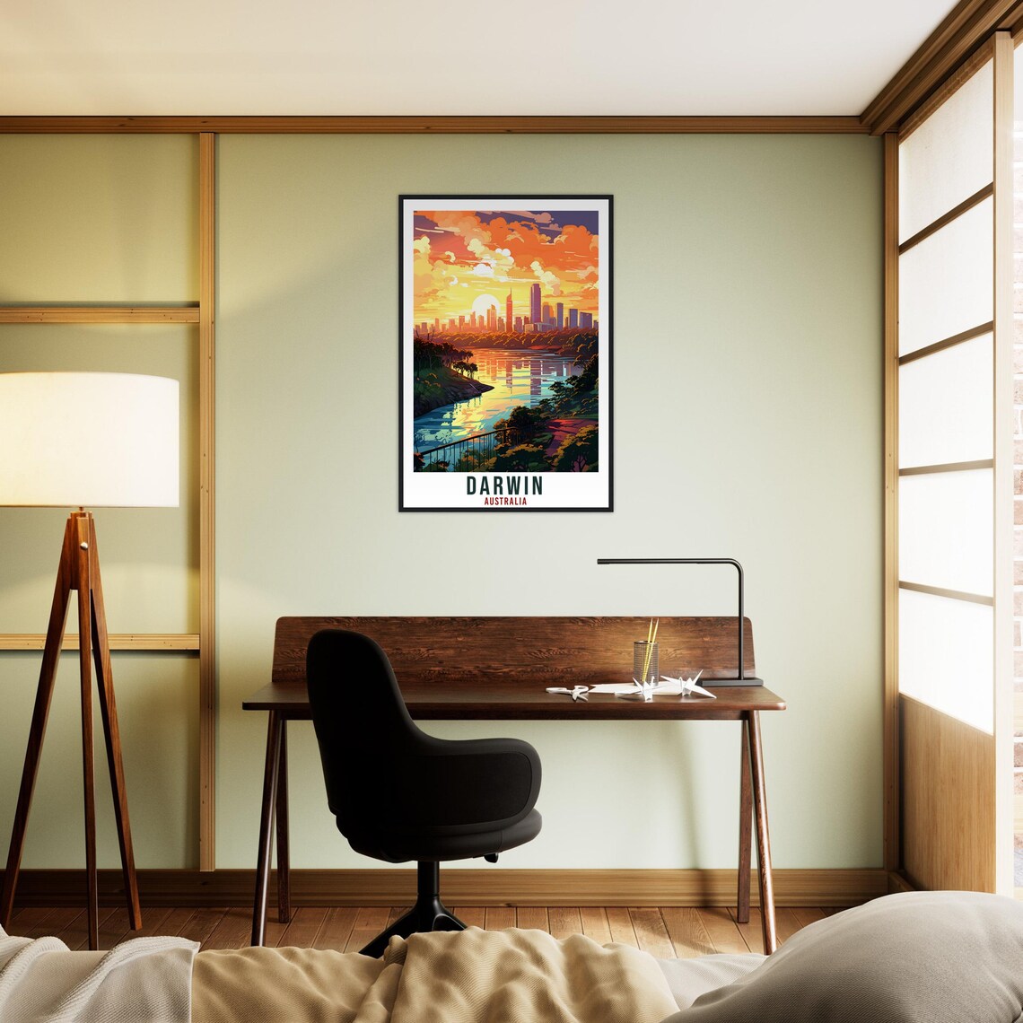 Darwin Travel Poster, Australia Art Print - Image 3