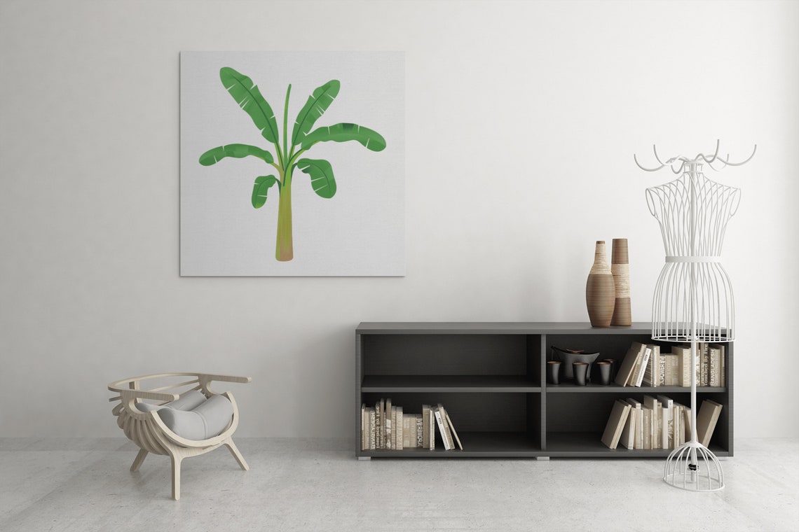 Banana Palm Tree Tropical Botanical Illustration Wall Decor Poster - Image 10