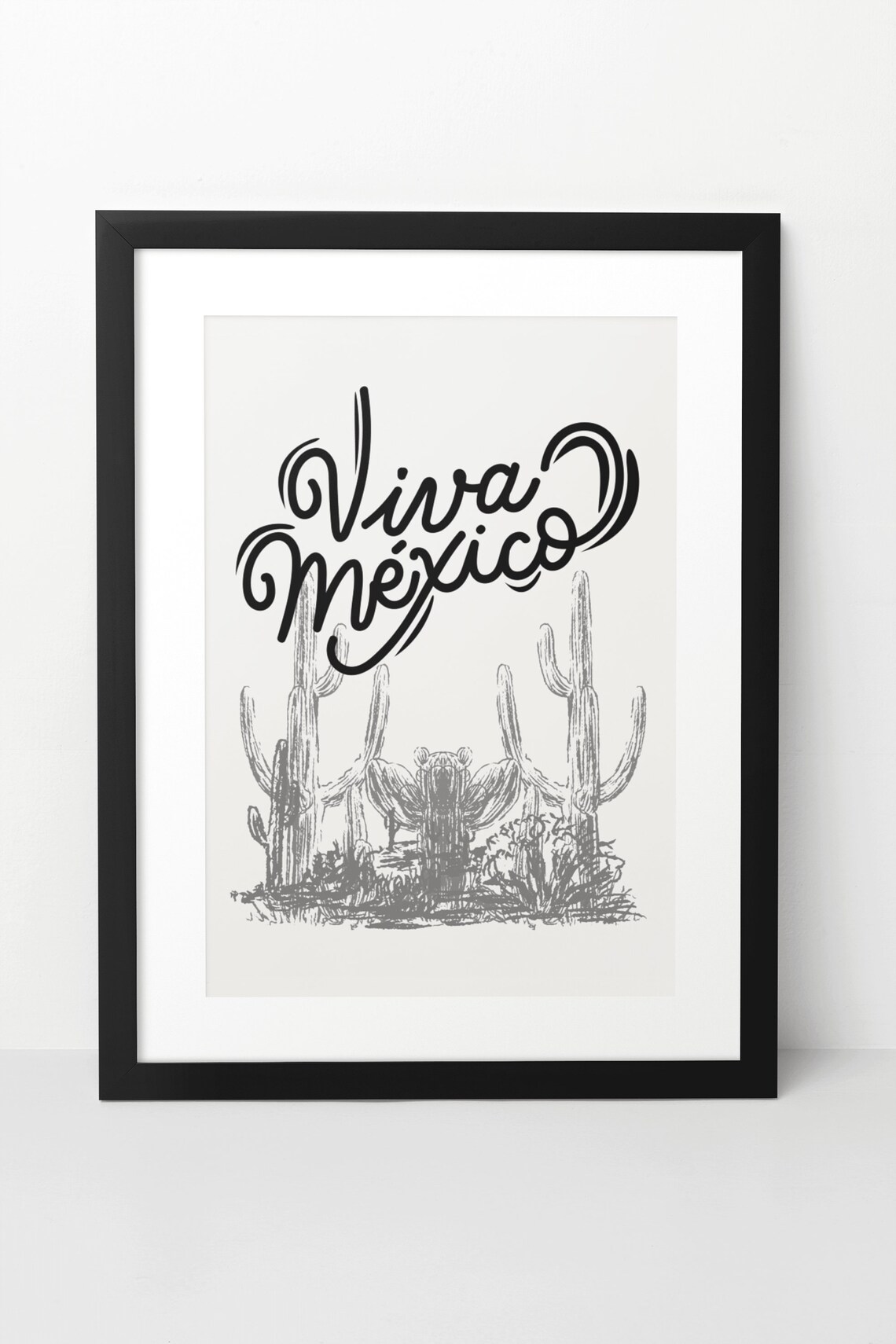 Mexico Vintage Travel Poster, Retro Wall Art
