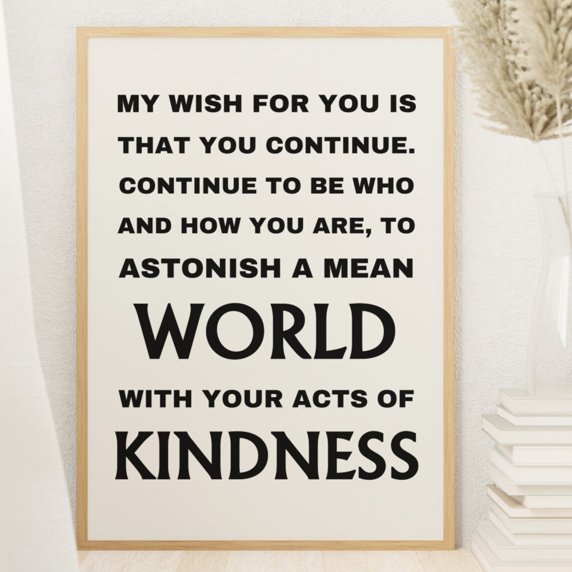 My Wish For You Acts Of Kindness Inspirational Encouragement Poster - Image 2