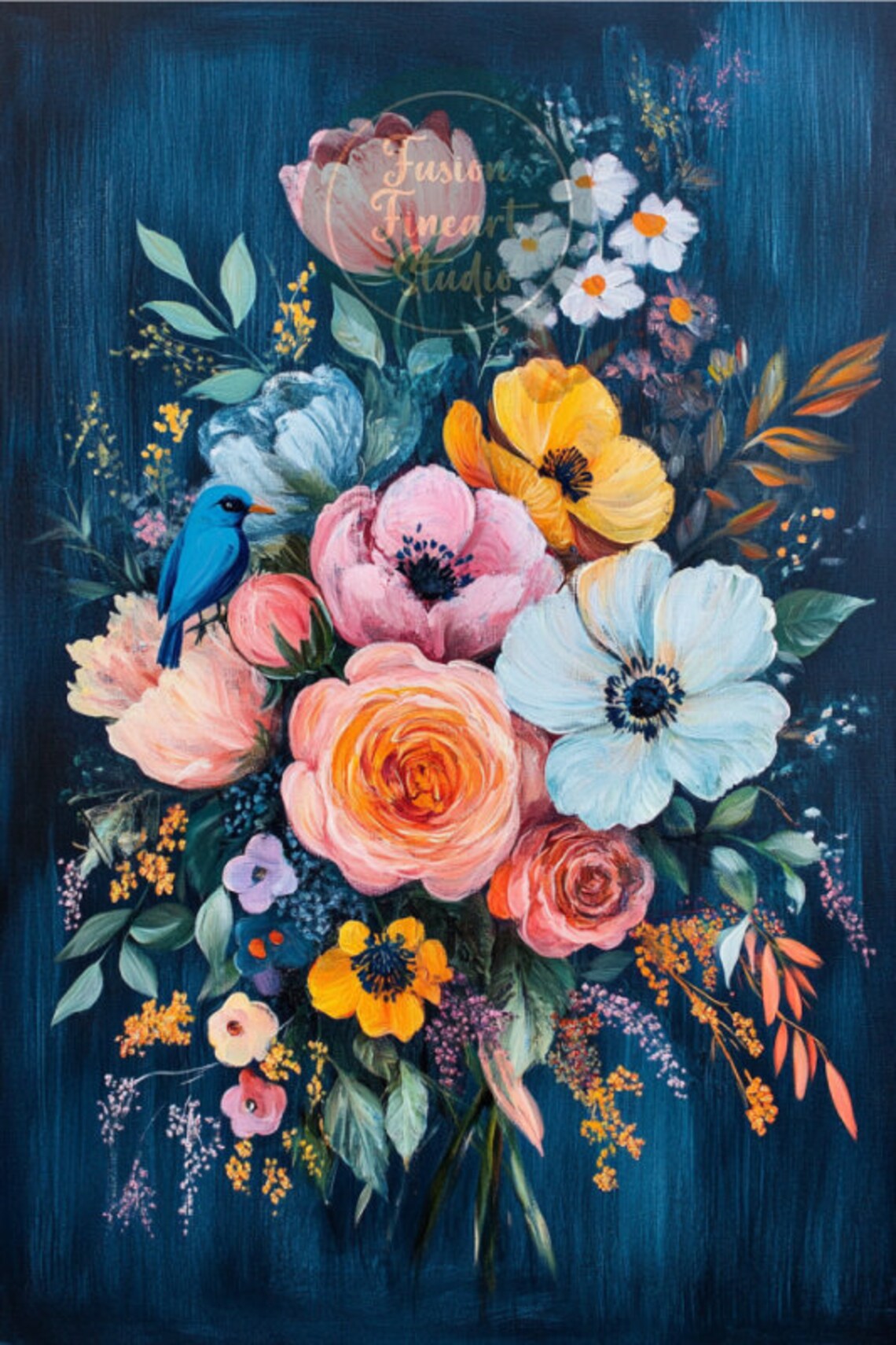 Vintage Botanical Floral Boho Wall Art Print - Image 3