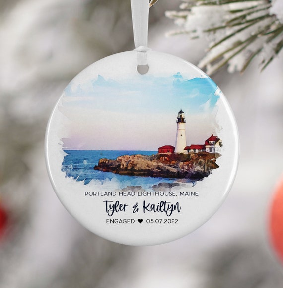 Portland Lighthouse, Maine Travel Poster