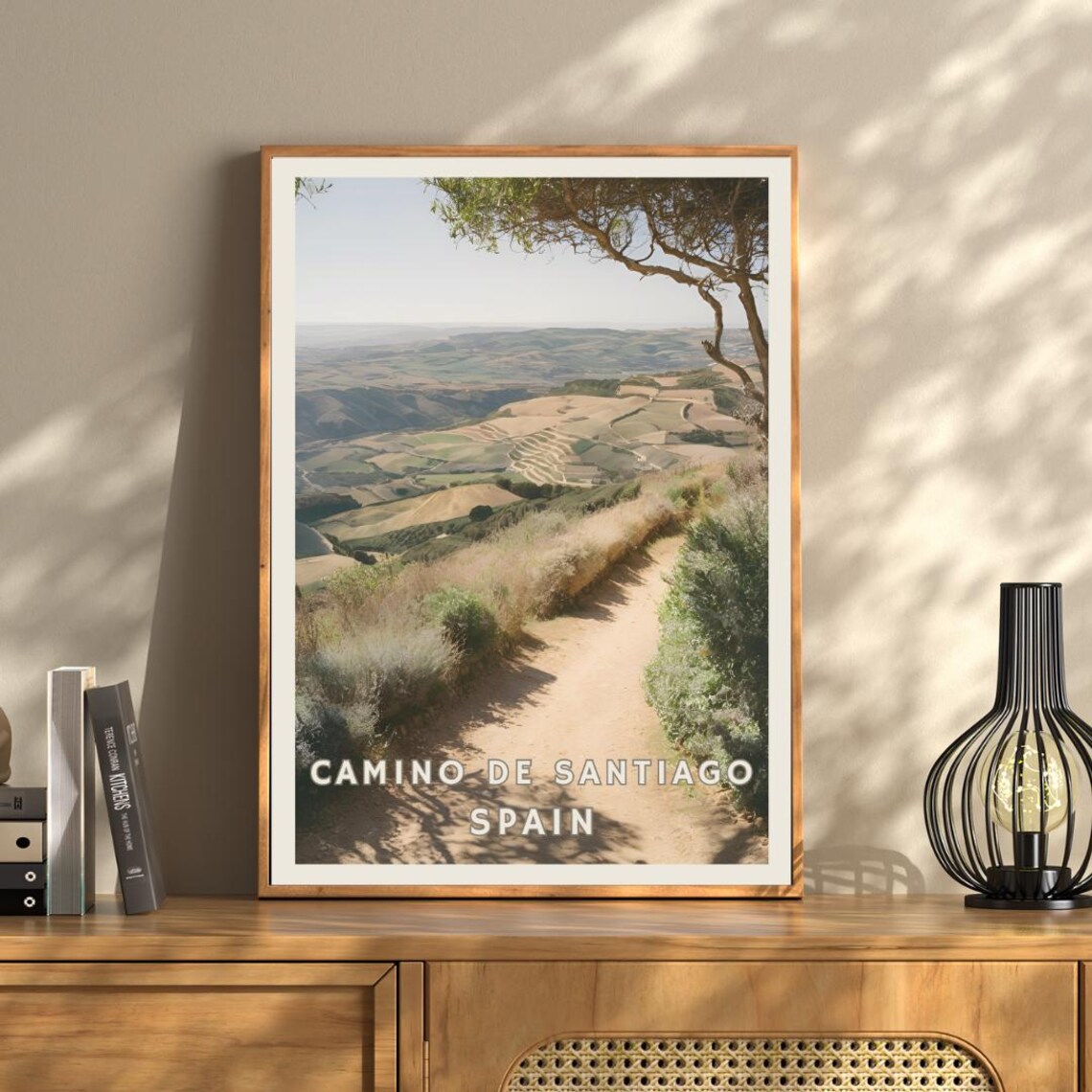 Camino De Santiago Travel Poster, Spanish Pilgrimage - Image 3