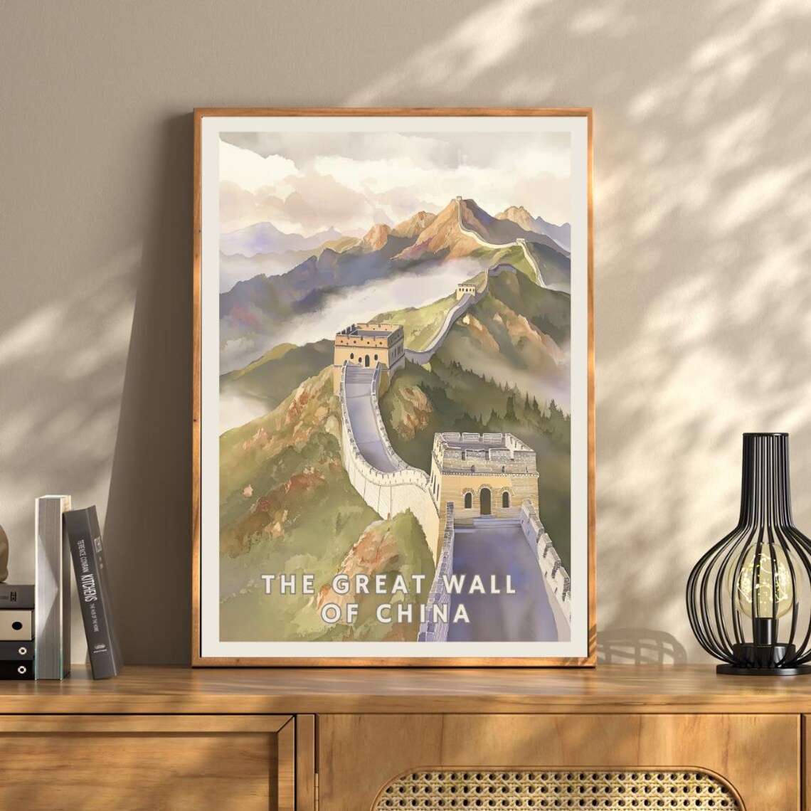 Great Wall Of China Travel Poster, Historic Landmark - Image 3