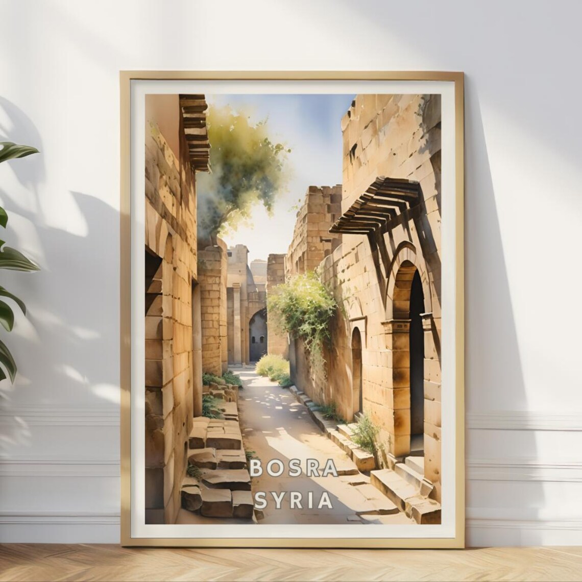 Bosra Syria, Ancient Syrian Architecture Art Print