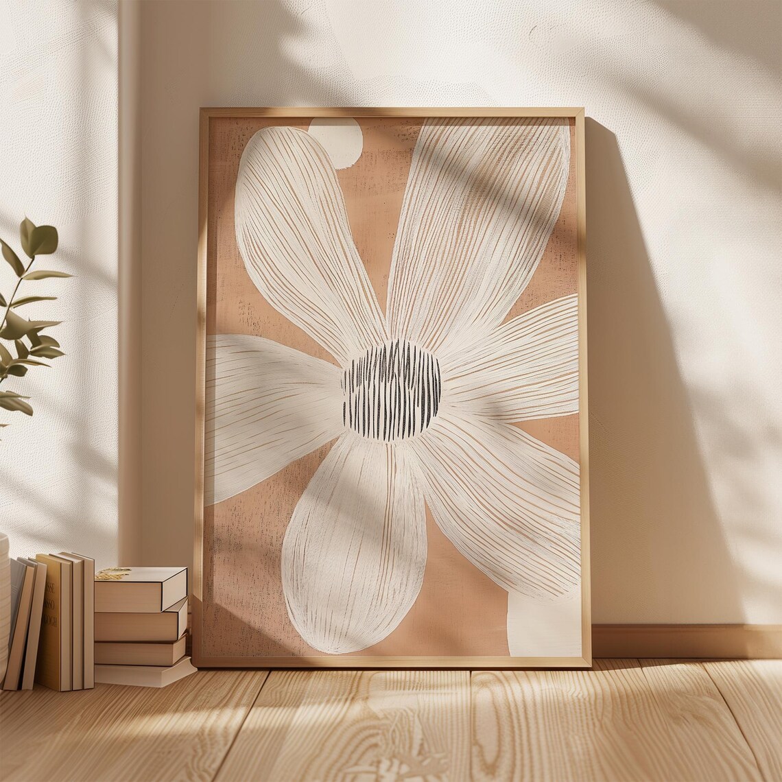 Minimalist Daisy Design, Floral Art Print - Image 5
