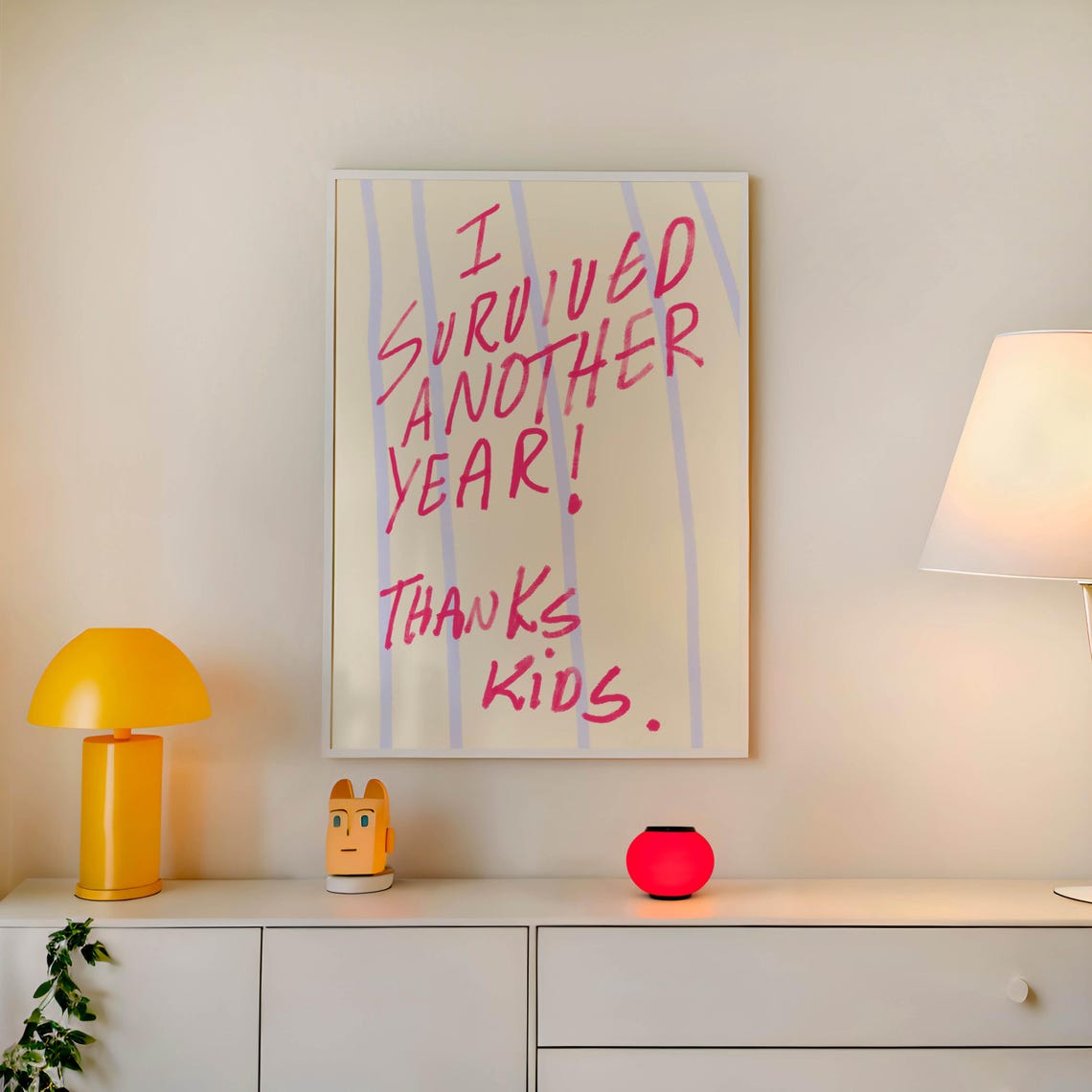 Humor For Mom's Special Day Art Print - Image 2