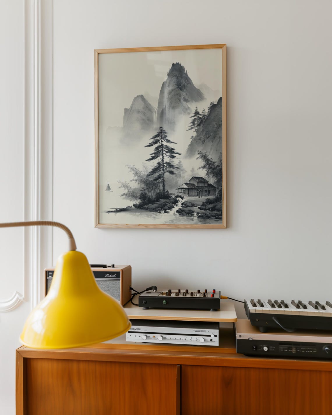 Emei Chinese Mountains, Hiroshi Nagai Inspired Art Print - Image 2