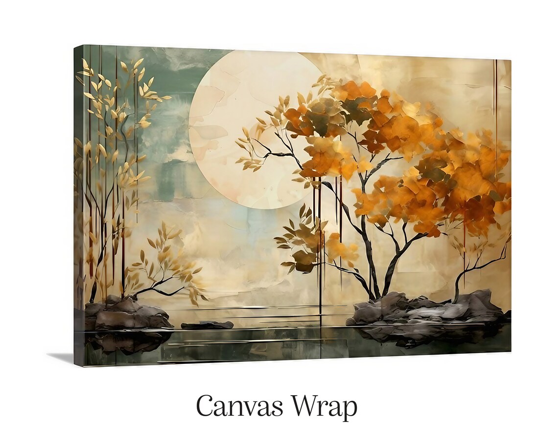 Abstract Surreal Landscape Art Print, Nature-Inspired - Image 2