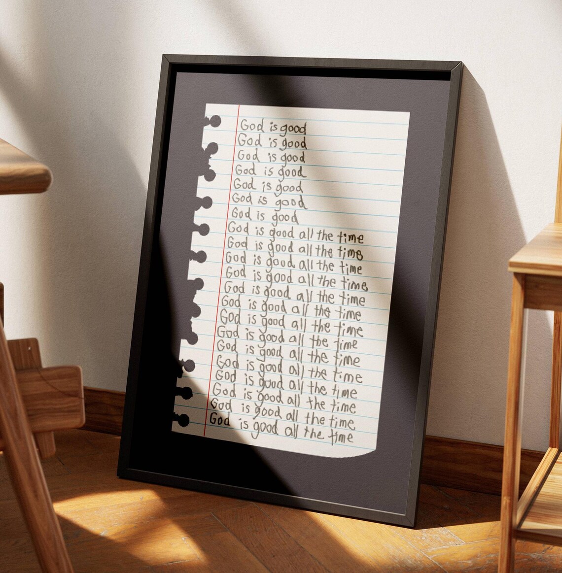 God Is Good All The Time Christian Art Print - Image 3