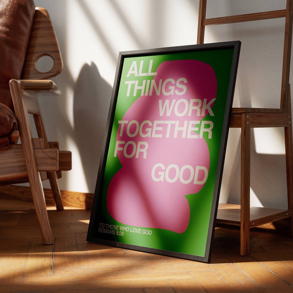 Bauhaus Christian Romans 8 Art Print - Image 3