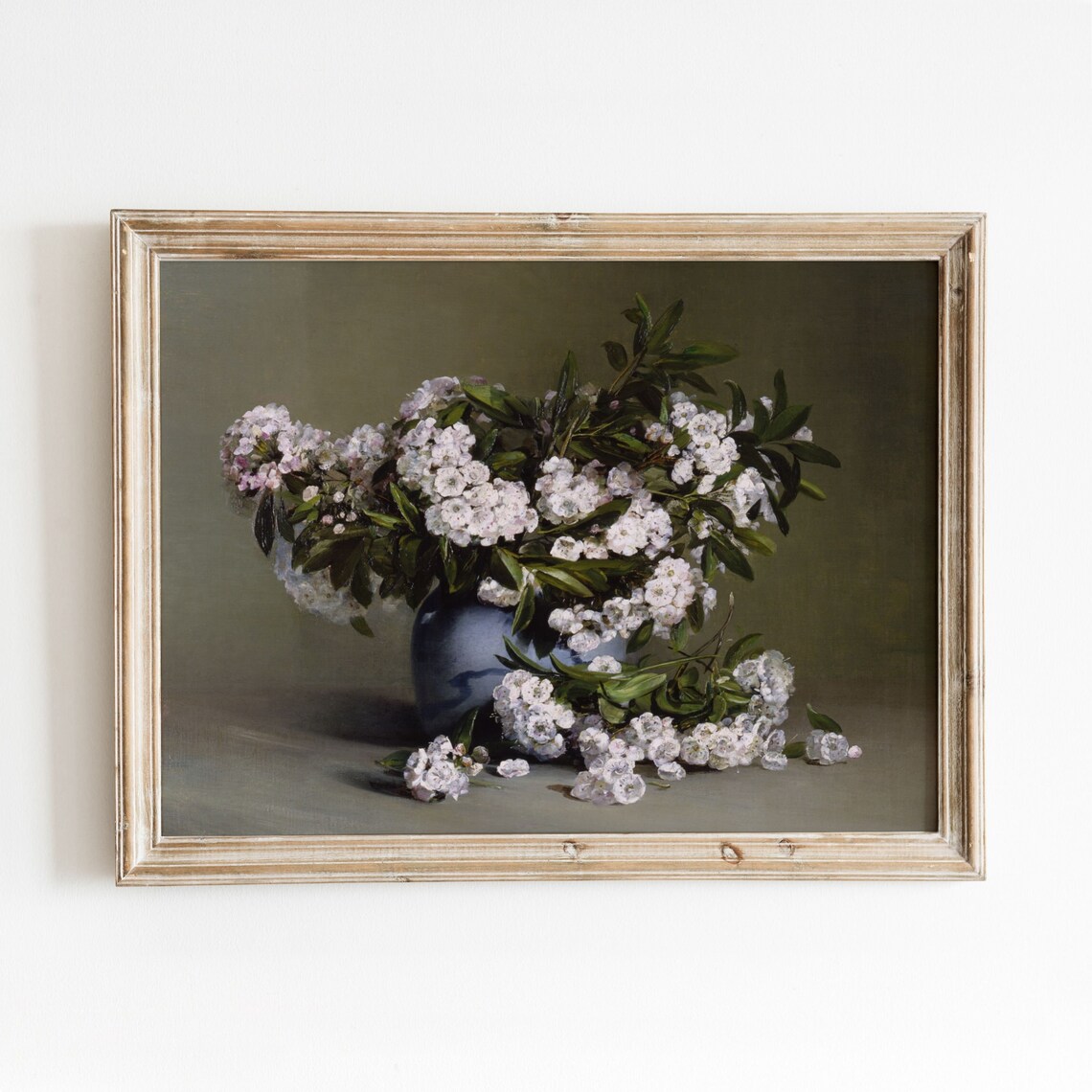 Mountain Laurels Vintage Botanical Still Life Art Print