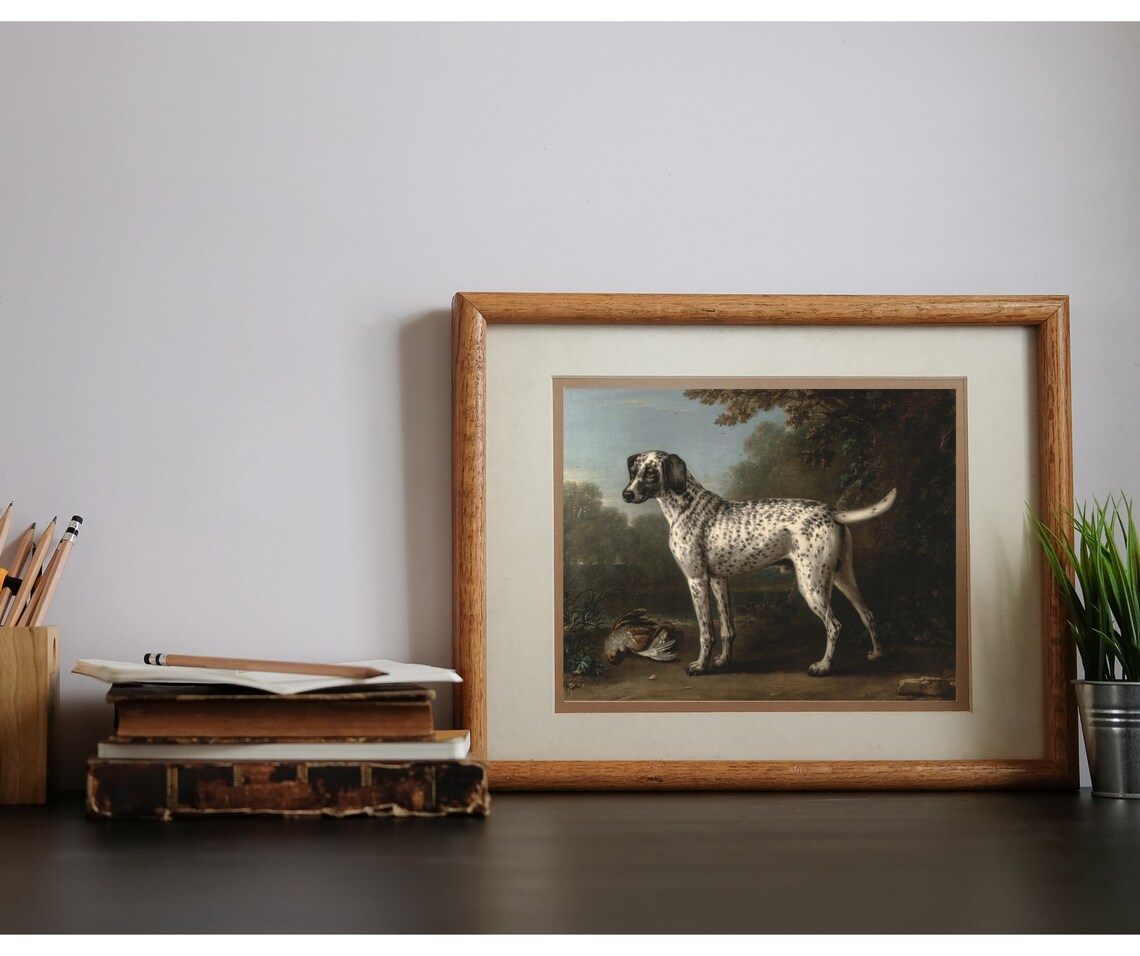 Spotted Hound Vintage Bird Hunting Dog Art Print - Image 3