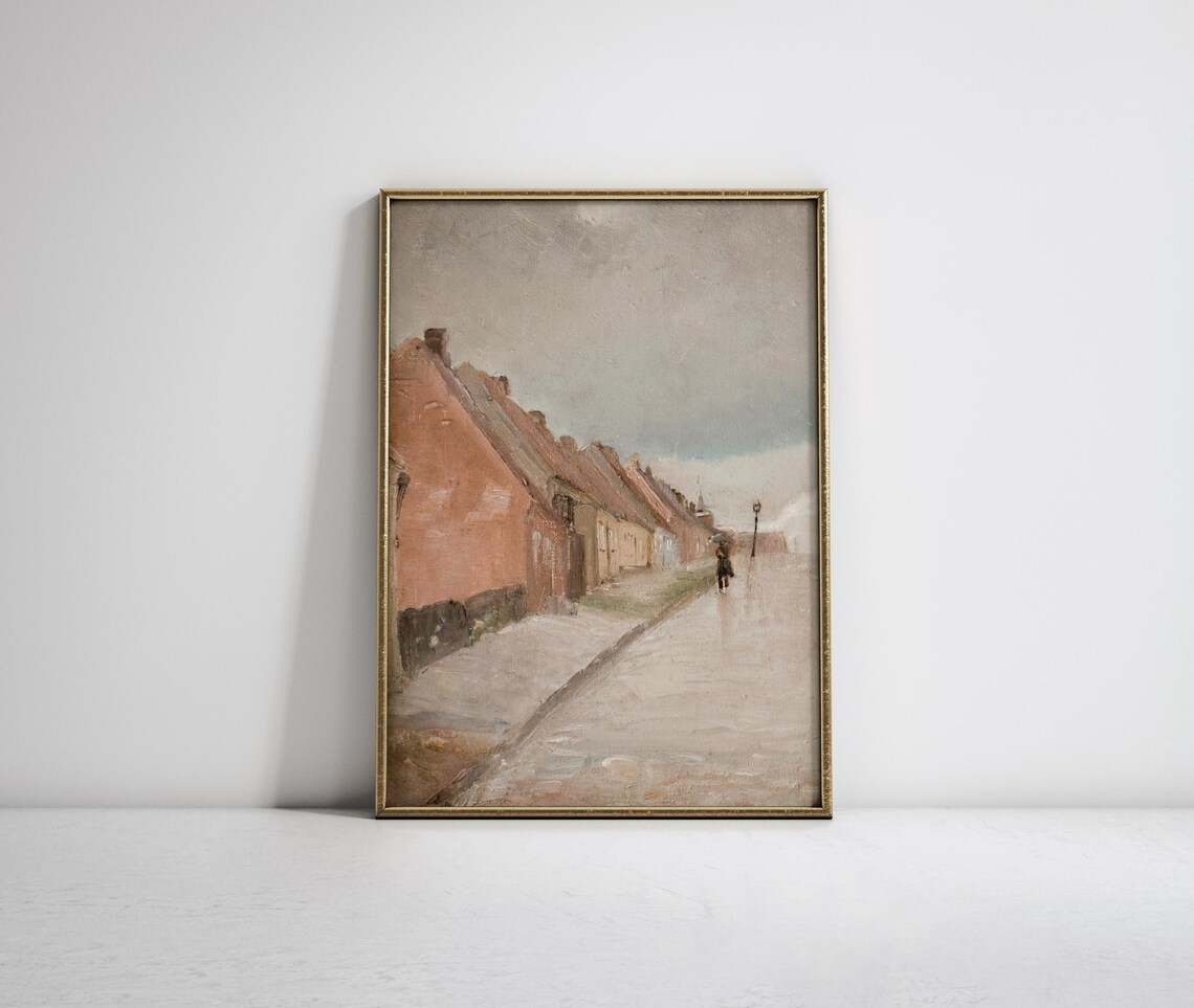 Danish Lane Vintage European Street Art Print - Image 2