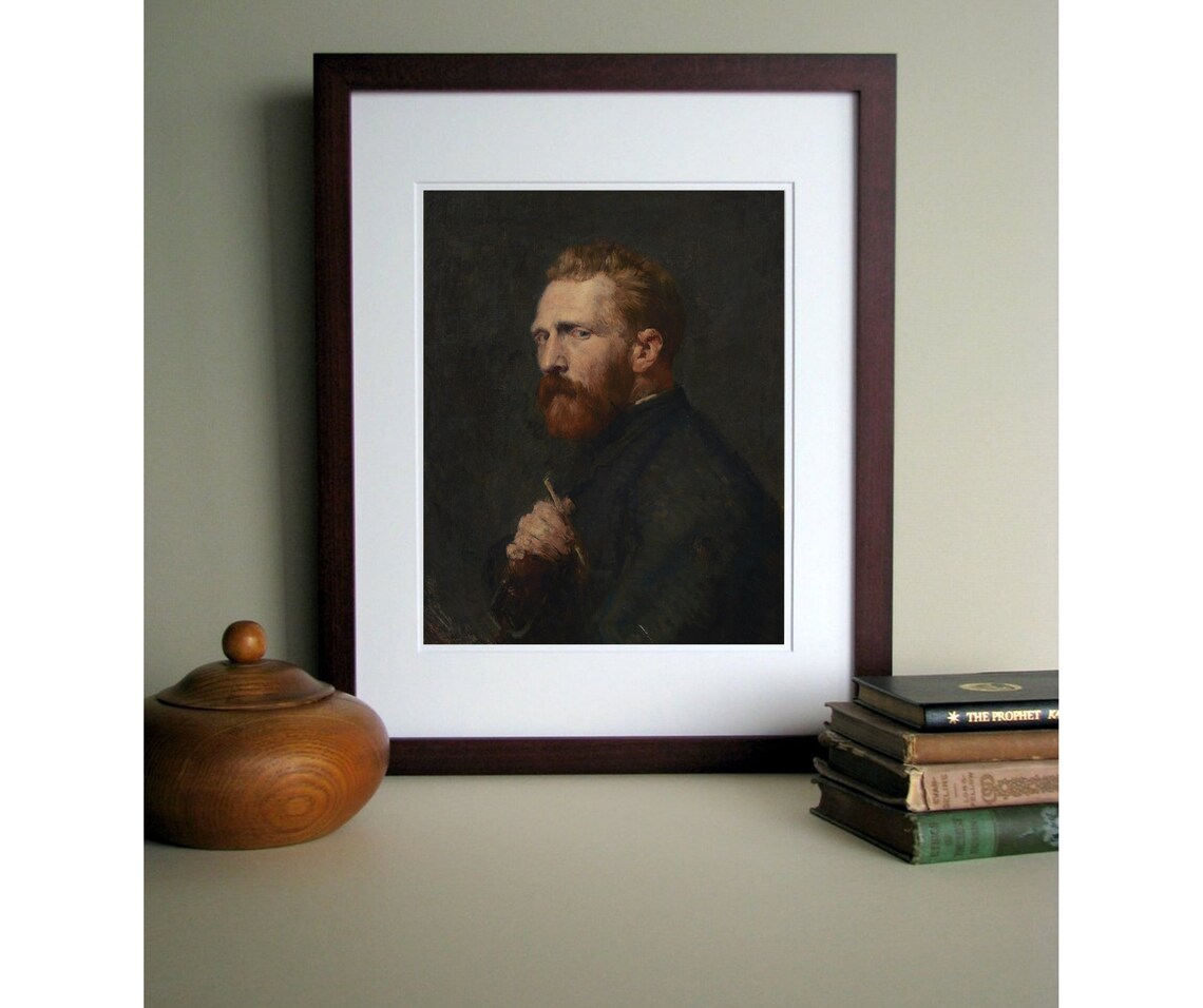 Van Gogh Vintage Artist Portrait Art Print - Image 3