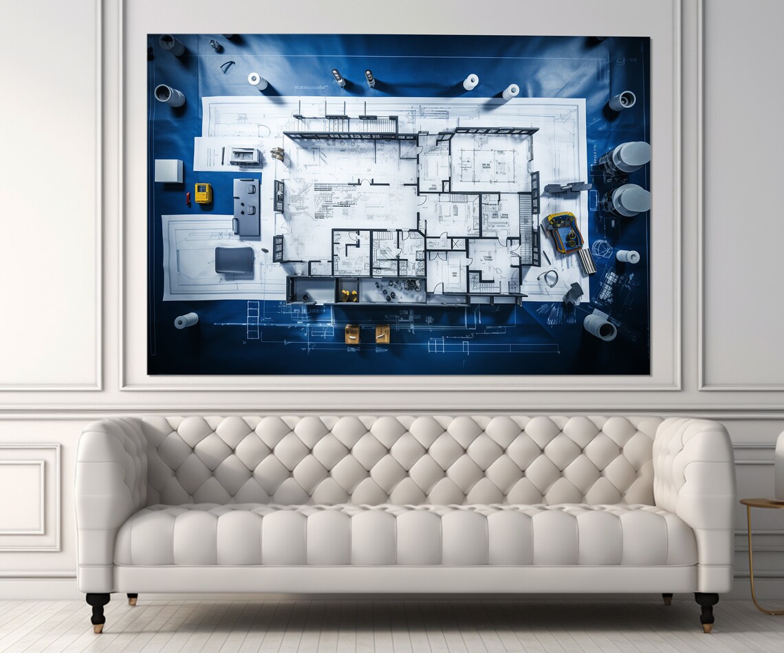Architect Print, Abstract Architect Gift - Image 3