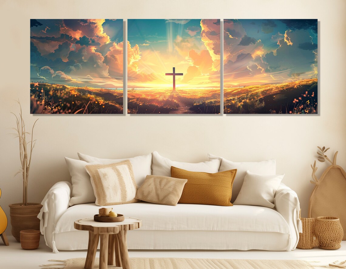 The Power Of The Cross Christian Wall Art Print - Image 3