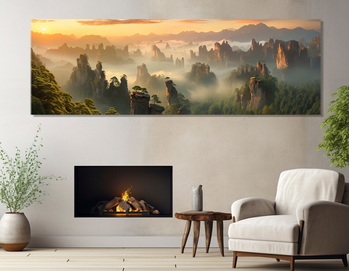 Zhangjiajie National Forest Park, China Art Print - Image 2
