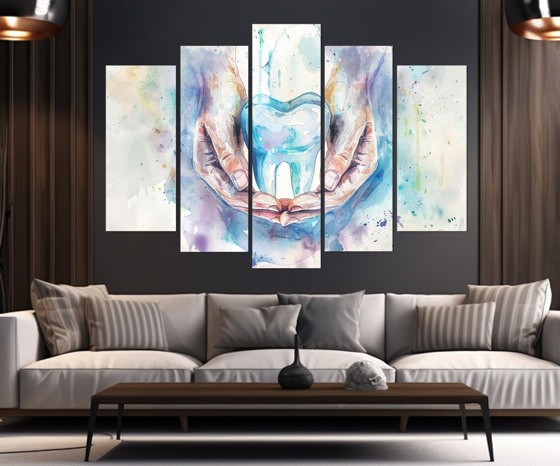 Minimalist Tooth Art Print, Dentist Office Decor - Image 3