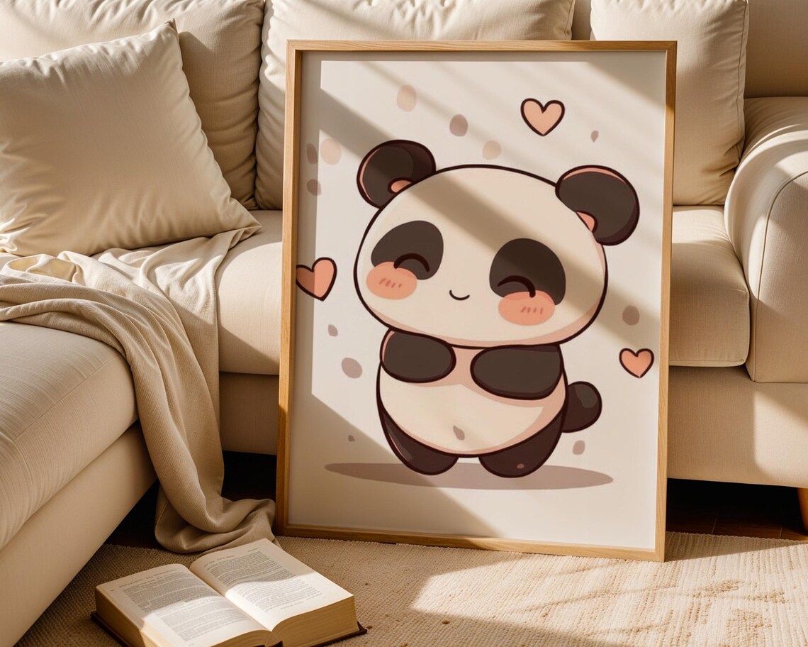 Cute Panda Poster for Panda Lovers