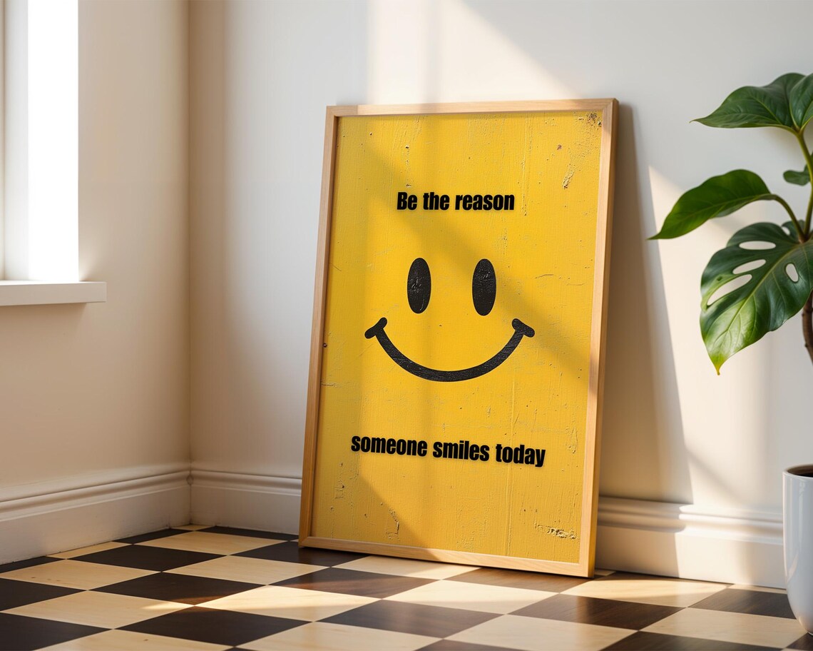 Be The Reason Someone Smiles Today, Motivational Quote - Image 3