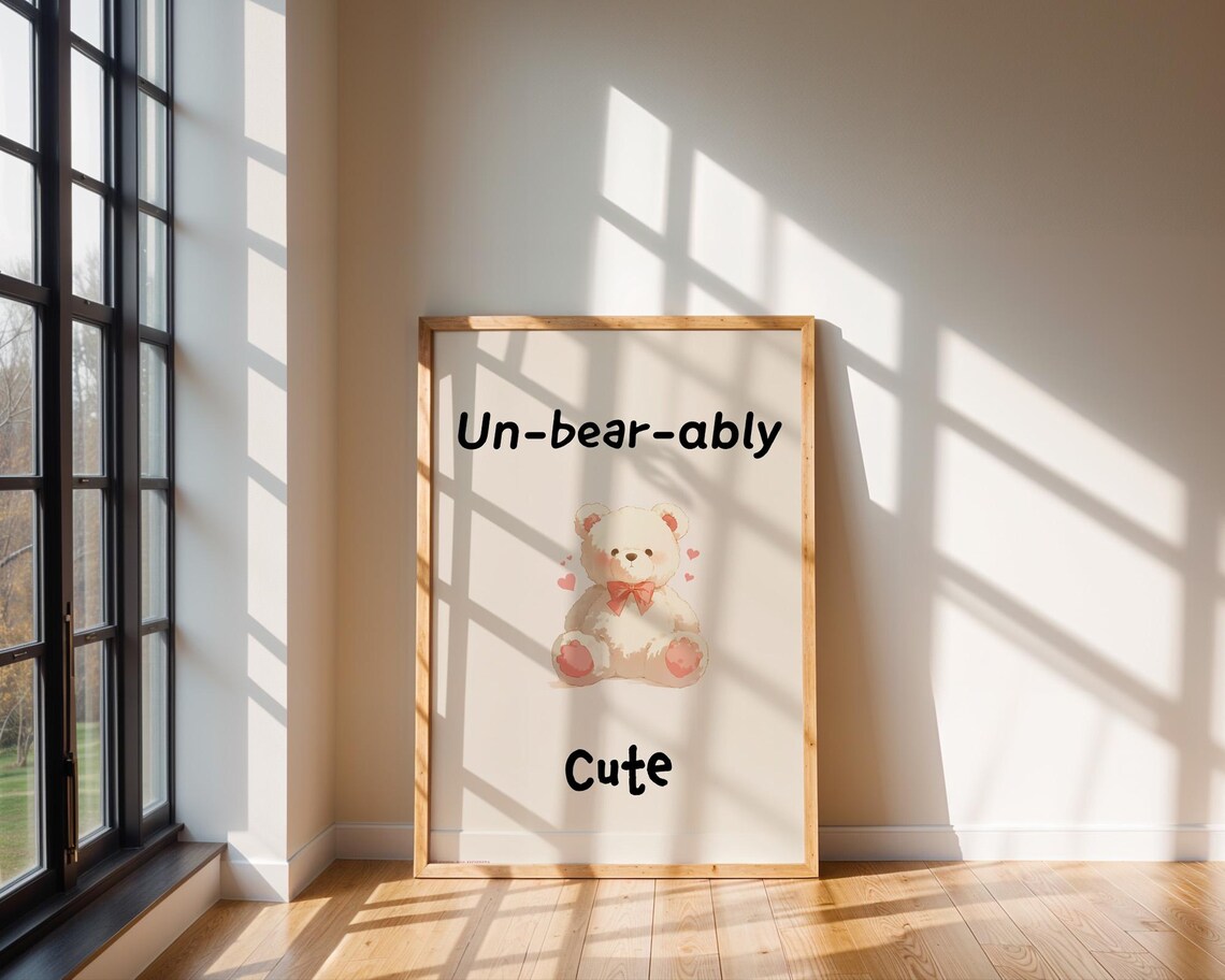 Un-Bear-Ably Cute Bear Home Office Decor - Image 6