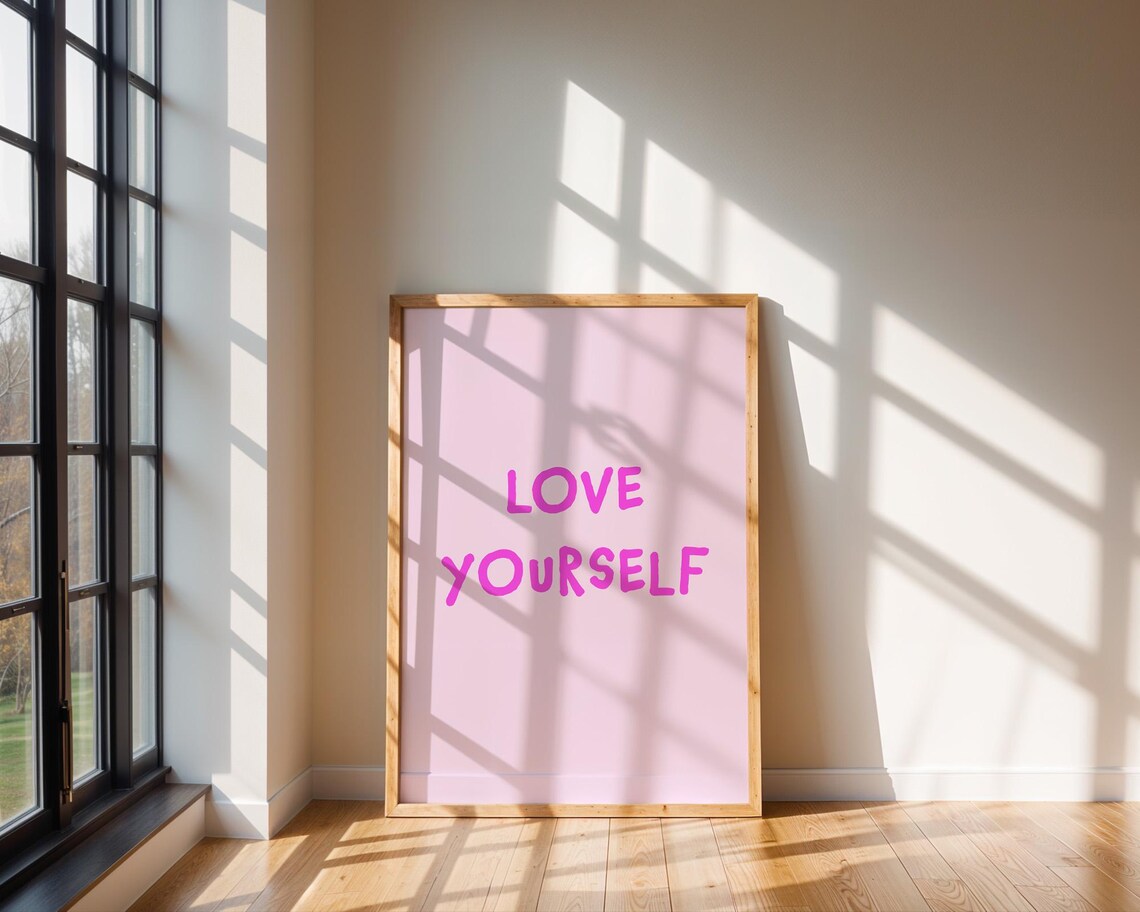 Love Yourself Uplifting Home, Kitchen, Office Decor - Image 5