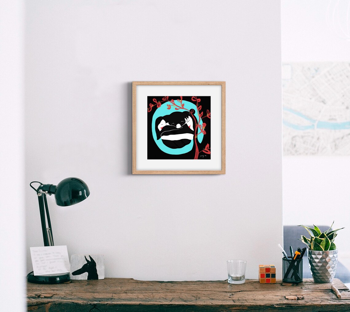 Bold Animal Silhouette - Abstract Pop Art - Image 3