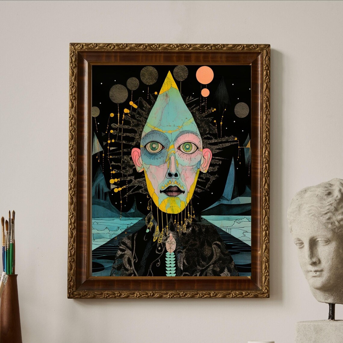 Emissaries No5 Unique Canvas Art Print