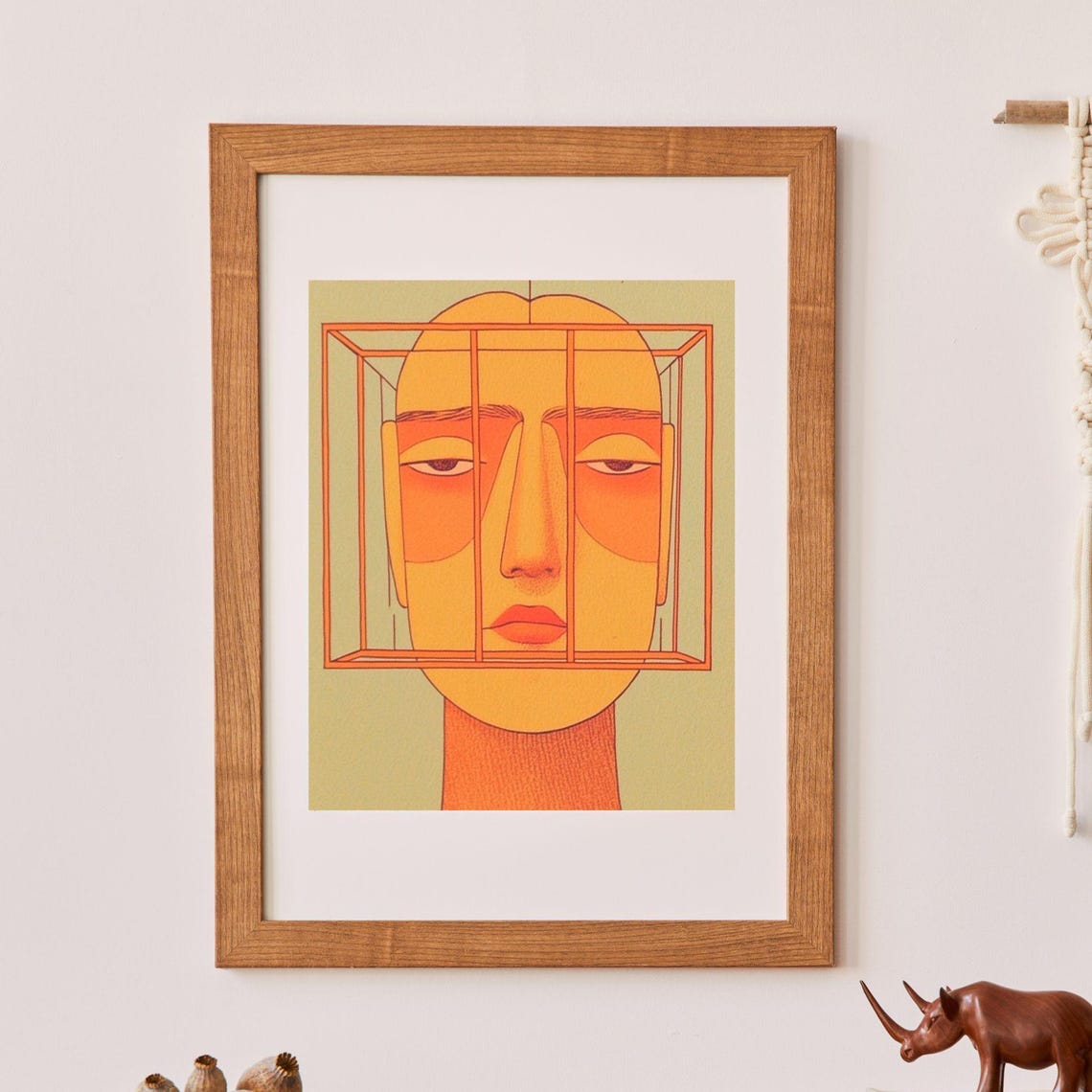 Cubicle Life No1 Office Decor Art Print