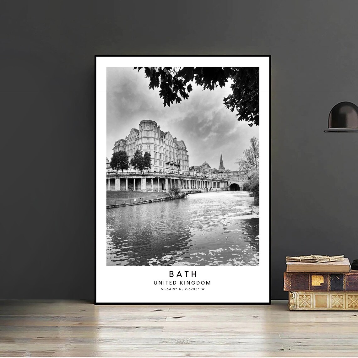 Bath United Kingdom, Minimalist Travel Poster - Image 2