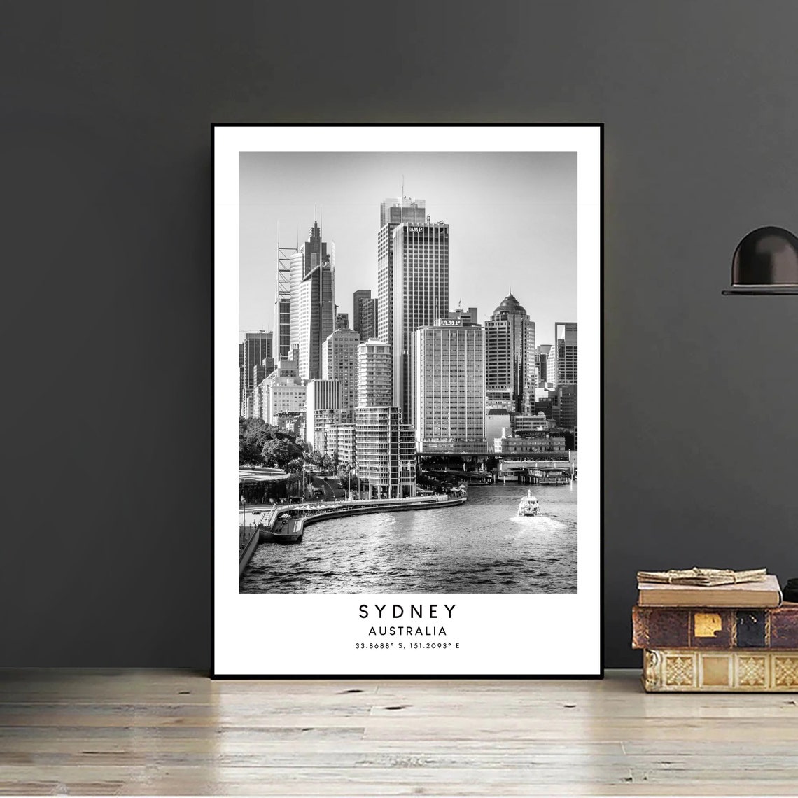 Sydney Travel Print Sydney Poster Sydney Wall Art Sydney City Print Art Sydney Australia Home Dcor Black And White Sydney Print Gift Poster - Image 2