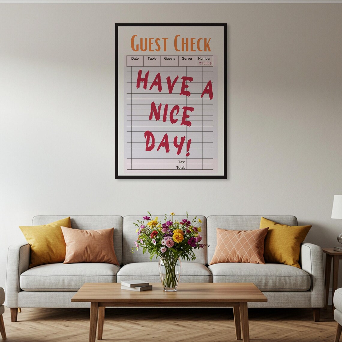 Have A Nice Day Guest Check Vintage Poster - Image 4