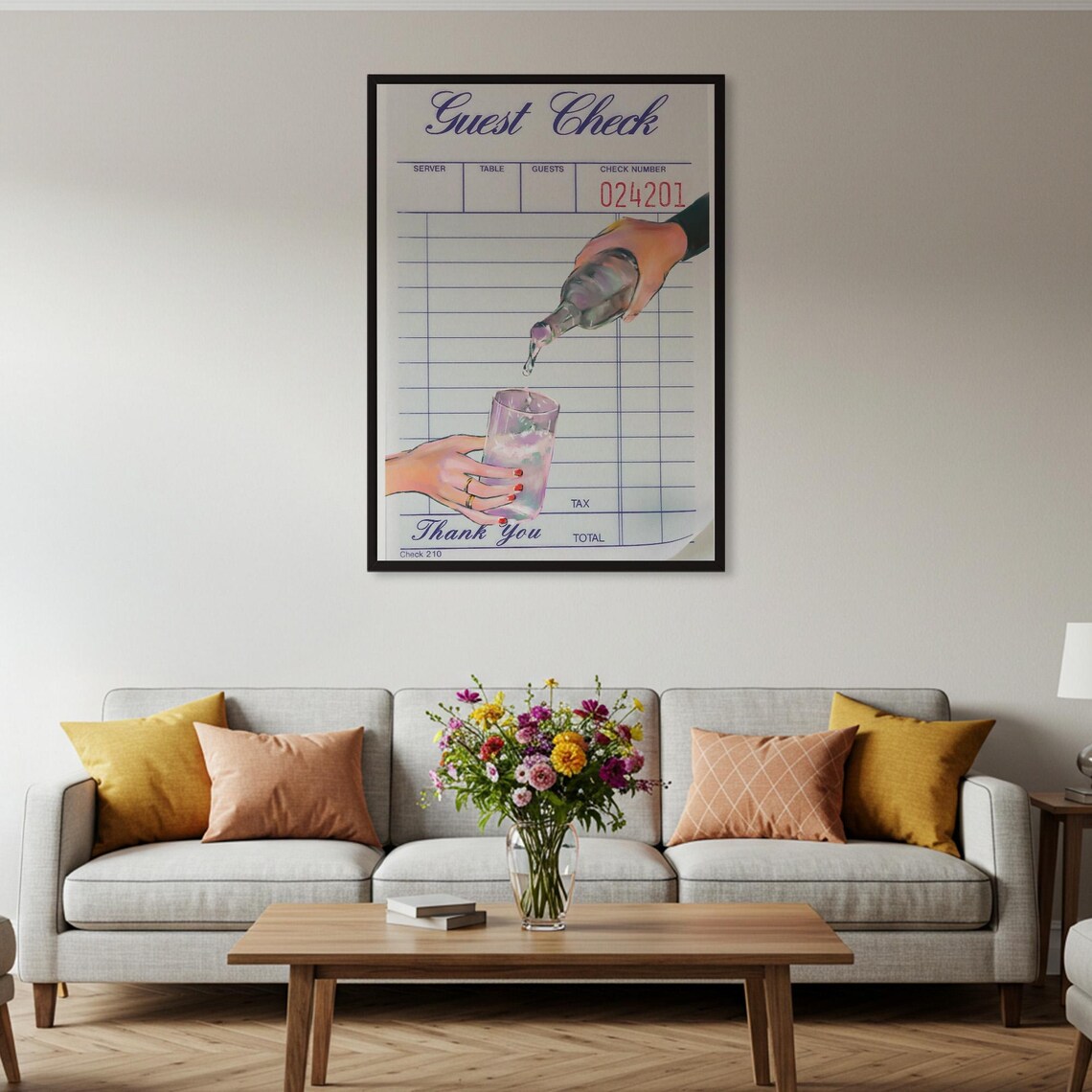 Retro Drink Pour Poster, Vintage Bar Decor - Image 4