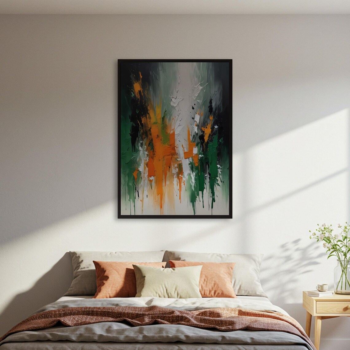 Abstract Expressionist Textured Wall Art Print