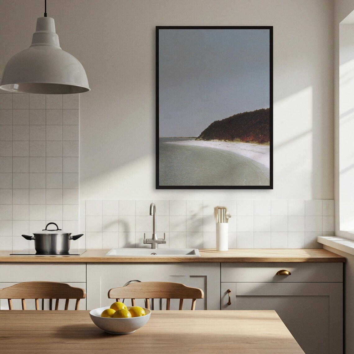 Coastal Landscape Art Print, Ocean Seascape - Image 3