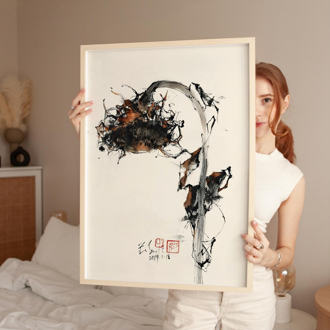 Abstract Floral Art Print