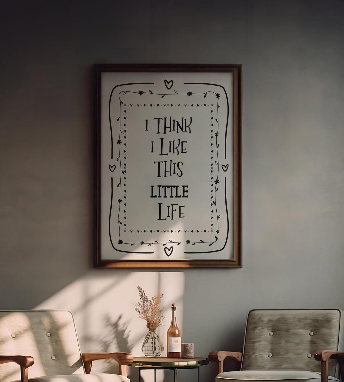 This Little Life Entryway Decor Whimsical Decor Home Decor Wall Art Minimalist Prints Housewarming - Image 3