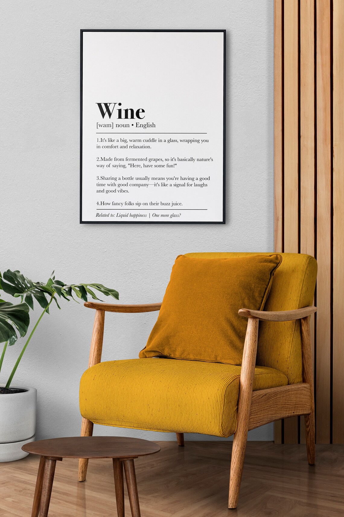 Wine Definition Print, Bar Wall Art Print - Image 3